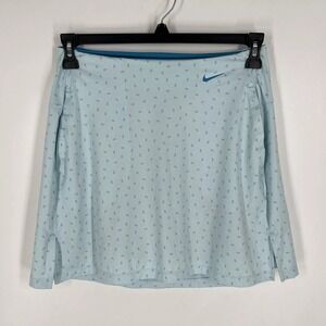 Nike Dri-FIT Skirt Athletic Golf Tennis Running‎ Blue Print Skort Women's S